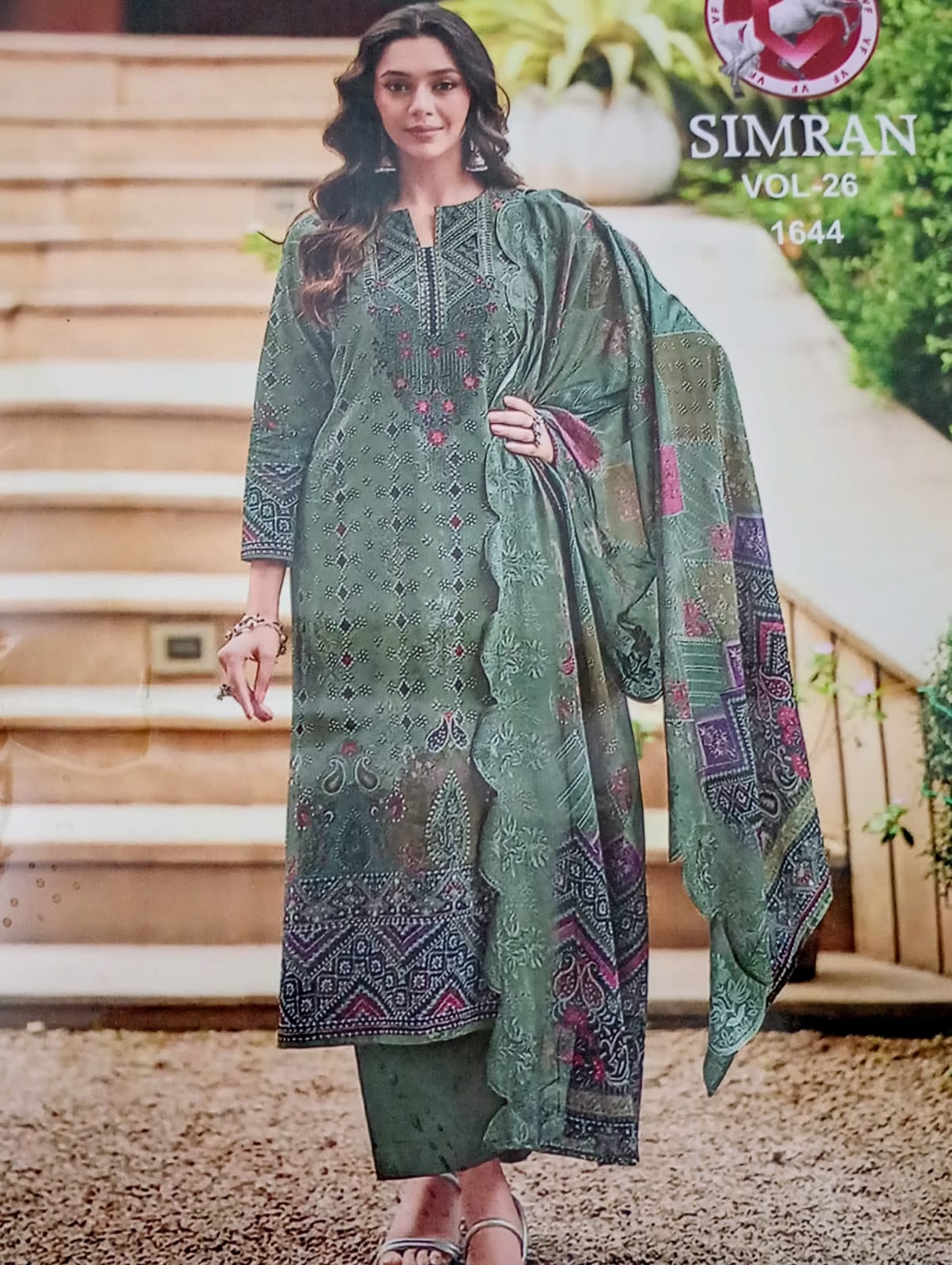 INDIAN SIMRAN COTTON (EMBROIDERED)